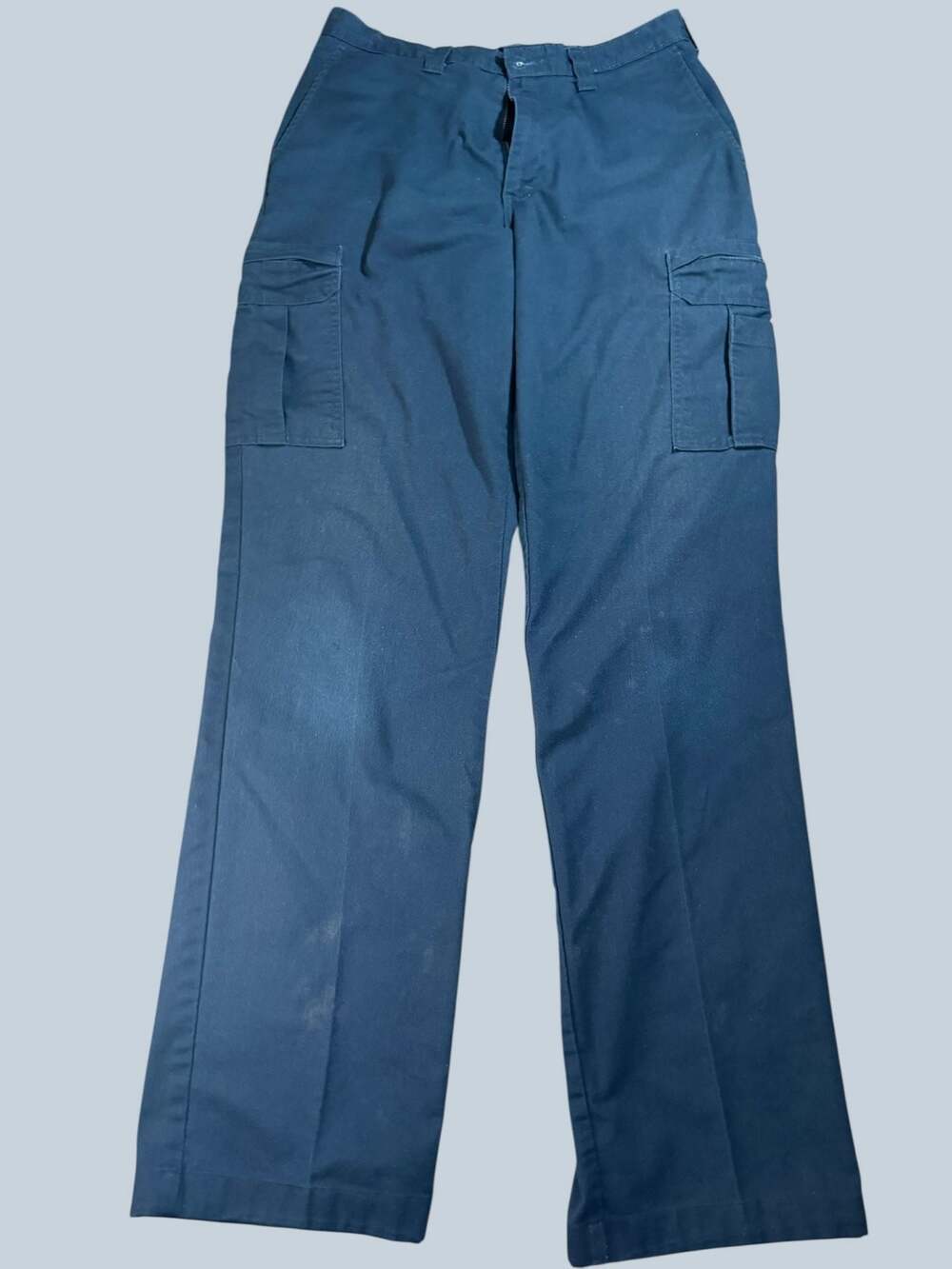 Dickies Flex Regular Fit Industrial Cargo Work Pants Navy Blue 33x36